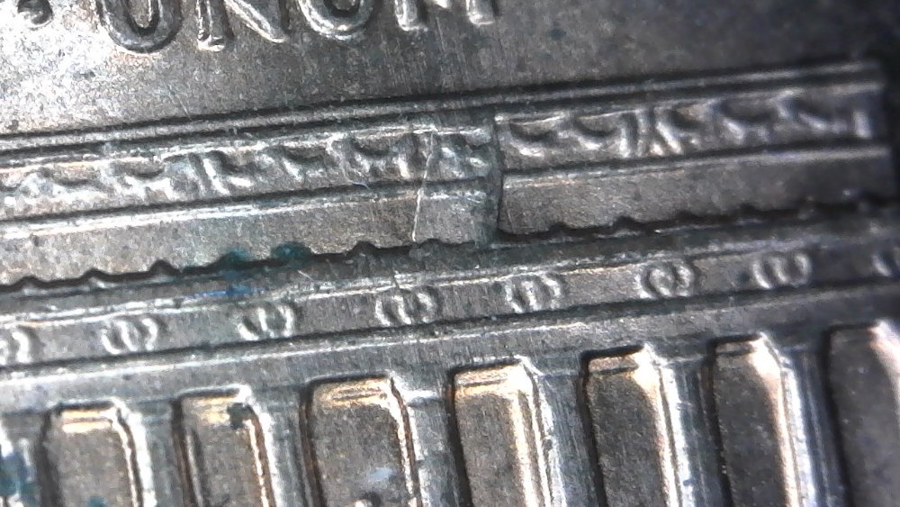 1994-P-Lincoln-Cent-With-Nice-Retained-Interior-Die-Break!-Ridb